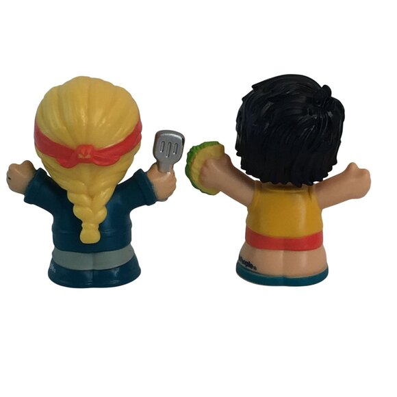 Fisher Price Little People Serve It Up Food Truck Coby Taco Chef Figures 2020 - Picture 3 of 4